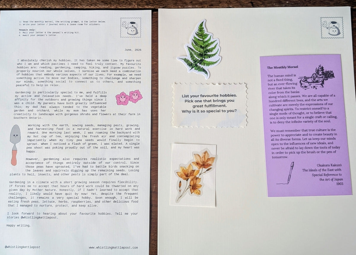 Whistling Kettle Pen Pals